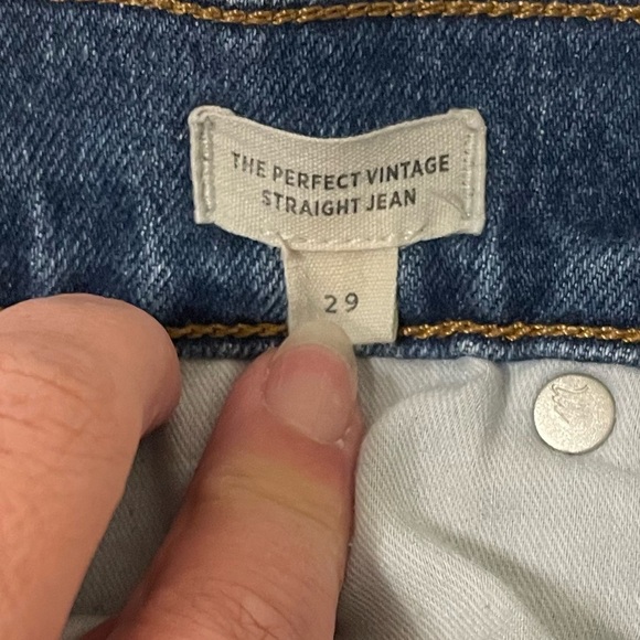 MADEWELL-The Perfect Vintage Straight Jean in size 29 - Picture 5 of 5